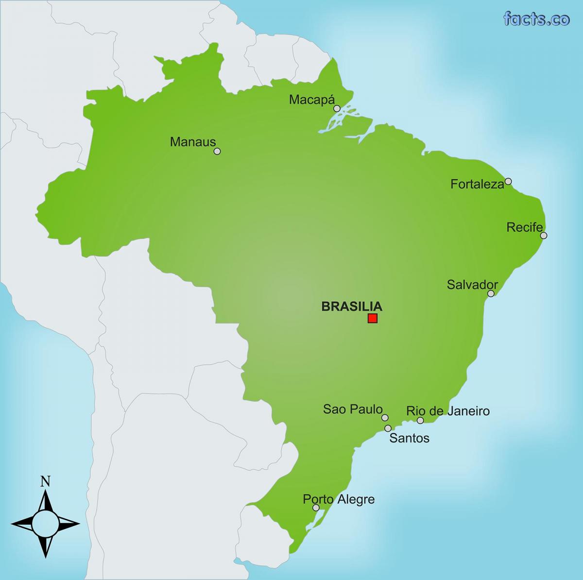 Brazil Capital City Map Images And Photos Finder   Brazil Capital City Map 