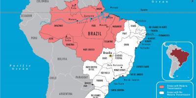 Malaria Brazil map